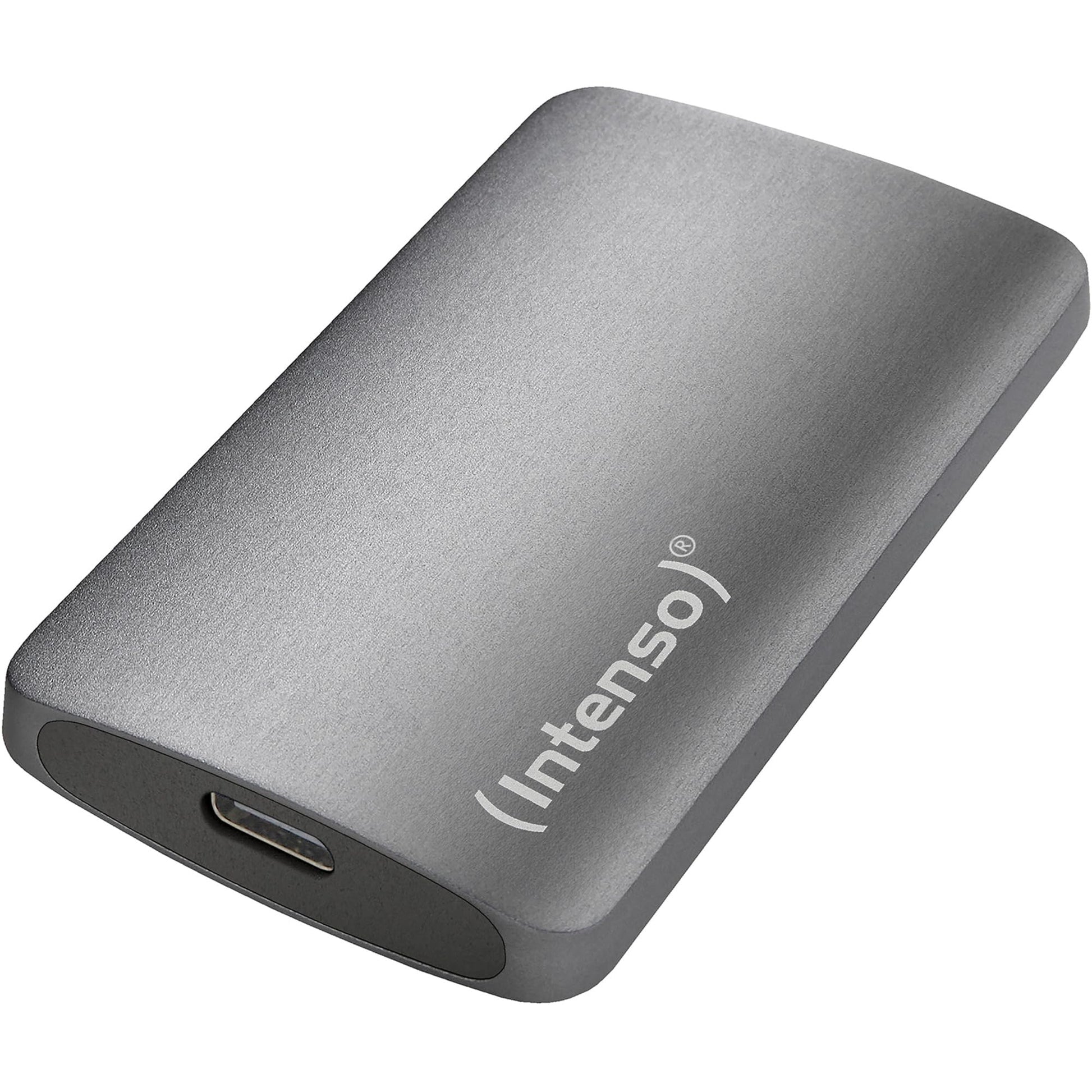 Intenso TX800 Portable Externe SSD 1TB – USB 3.2 Gen 2x2. Kompakte, schwarze SSD zur schnellen Datenspeicherung und Übertragung.