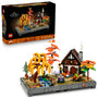 LEGO Icons Herbstlicher Landhausgarten 11372 – Bauset mit Landhaus, herbstlichen Bäumen, Tieren und Minifiguren