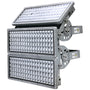 POWFUL LED Flutlicht 300W Aussenstrahler. Robuster, rechteckiger LED-Strahler. Helle 6500K Ausleuchtung großer Außenbereiche, IP67.