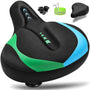 CDYWD Gelsattel extra breit, ergonomischer Fahrradsattel, universal mit Gel-Memory-Schaum-Polsterung und Lycra-Oberfläche