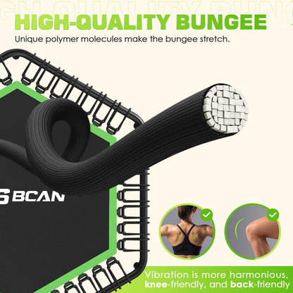 BCAN Fitness Trampolin Erwachsene Ø 122 cm - T-Griff