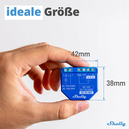 Shelly Plus 1 WLAN Bluetooth Smart Relais Schalter - 4er Pack