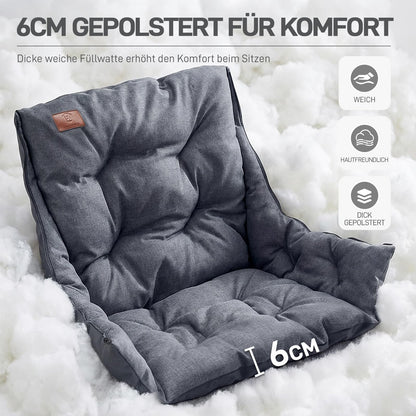 EVER ADVANCED 2-in-1 Campingstuhl faltbar 180 kg mit Kühltasche