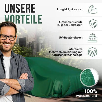 ORGAFLIX Premium Abdeckplane 4x8m – Wasserdicht UV-beständig