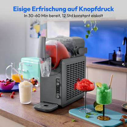 MEDION Slush Maschine MD12090 mit Kompressor und 5 Getränkemodi