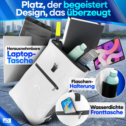 Nextcover 3in1 Velotasche für Gepäckträger, wasserdicht, 25 L