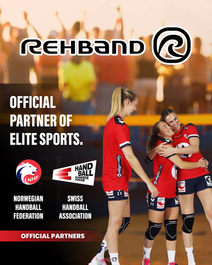 Rehband Knieschützer Neopren, Volleyball & Hallensport, Schwarz, S