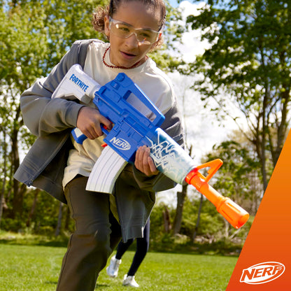 Nerf Fortnite Blue-Shock Dartblaster motorisiert, 10 Darts