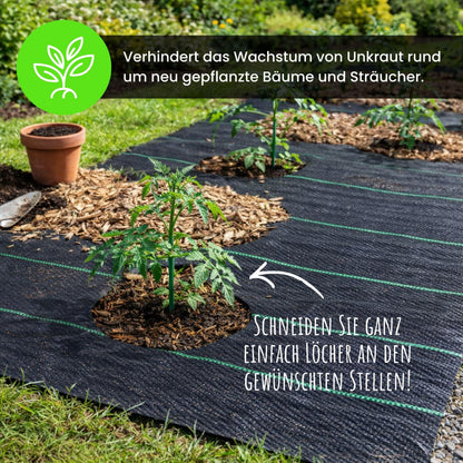 Green Thumbz Unkrautvlies Extra Stark 1x50 m wasserdurchlässig