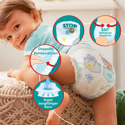 Pampers Baby-Dry Pants Grösse 3 (6-11kg) - 192 Windeln