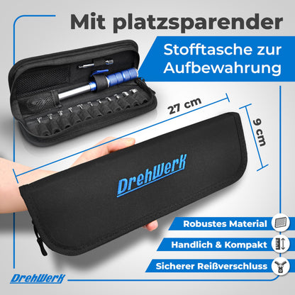 Generisch Drehmomentschlüssel Fahrrad 1/4 Zoll 2-26 Nm mit 11 Bits