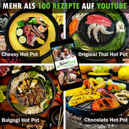 TomYang Hot Pot Thai Grill Mookata Topf - Original