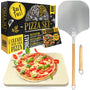 Loco Bird Pizzastein Set für Backofen & Gasgrill mit Pizzaschieber