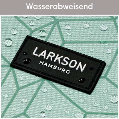 LARKSON No 4 Rolltop Rucksack Mint mit Laptopfach, wasserabweisend