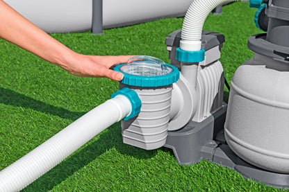 Bestway Sandfilterpumpe 6056 l/h für Pools bis 42.300 l