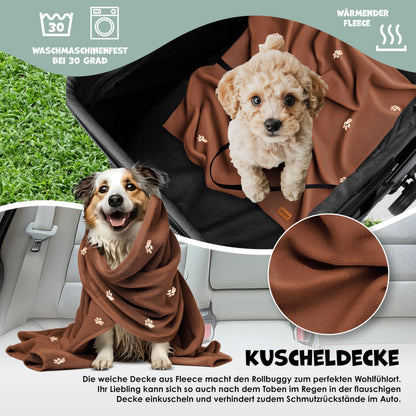 LOVPET® Hundewagen 2in1 – Buggy & Tragetasche bis 20kg
