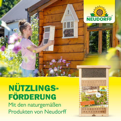 Neudorff Wildgärtner Freude Insektenhotel aus unbehandeltem Holz