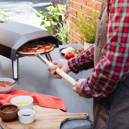 Chef Pomodoro Pizzaschieber Aluminium mit Buchenholzgriff, 120 cm