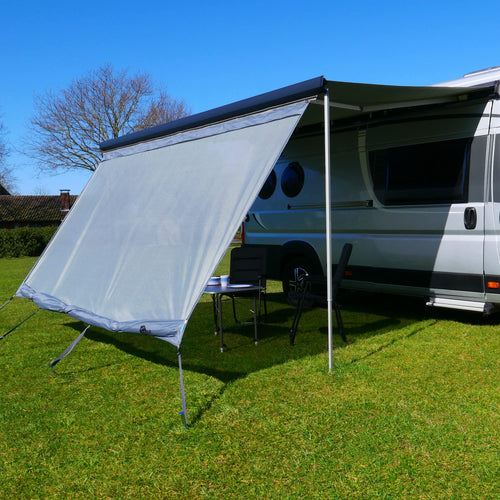 your GEAR Sun & Rain Blocker Markisenvorderwand, UPF 50+, blickdichtes Polyestergewebe mit Kederanschluss