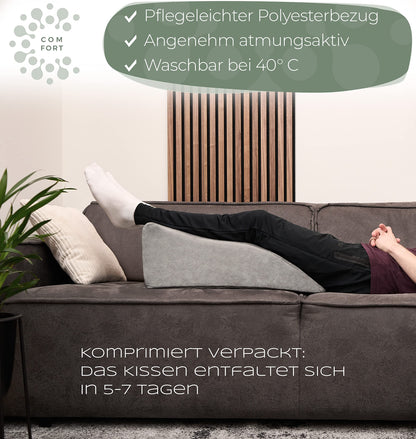 VitaMed Ergonomisches Venenkissen - Beinhochlagerung Keilkissen
