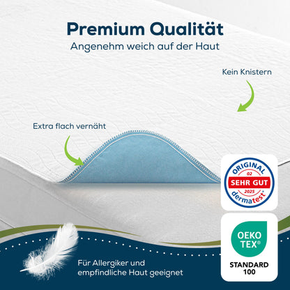 Sensalou Inkontinenz Betteinlage wasserdicht 90x160 cm - 4er Pack