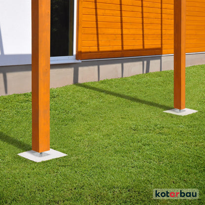KOTARBAU Pfostenträger höhenverstellbar 110 x 110 mm, 4er Set