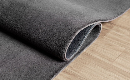 the carpet Relax Kurzflor Teppich - Anthrazit 300x400cm