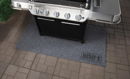 Weber Bodenschutzmatte XL, grau, für Summit und Plancha 76 cm