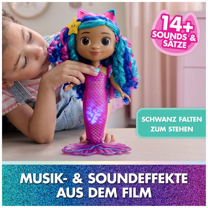 Gabby's Dollhouse Sing & Shine Meerjungfrau Gabby Puppe mit Sound