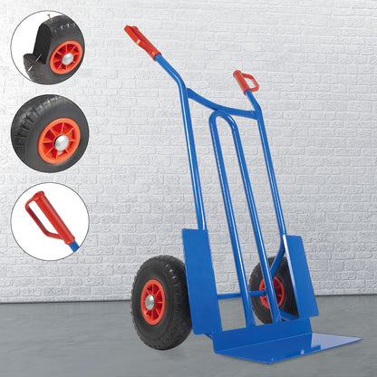 Trestles S01 Profi Sackkarre 250kg – Vollgummireifen Blau