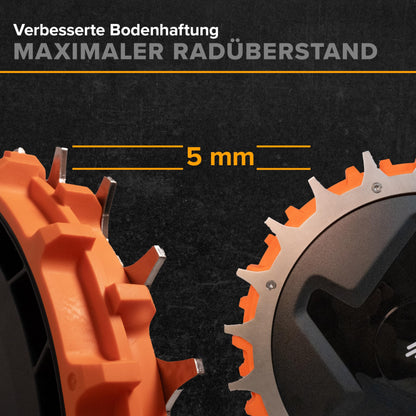 ROBO CLAWS Mähroboter Spikes Edelstahl für Navimow i-Serie, silber