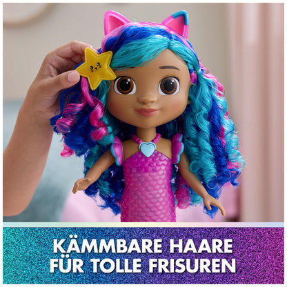 Gabby's Dollhouse Sing & Shine Meerjungfrau Gabby Puppe mit Sound