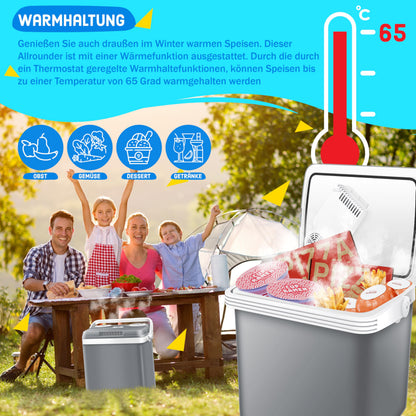 KESSER® Kühlbox thermo-elektrisch 32L - Kühlt & Wärmt 12/230V