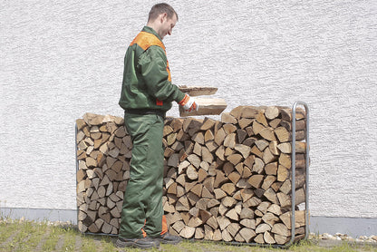 wolfcraft Stapelhilfe Brennholz 5122000 – Verstellbar Aussen