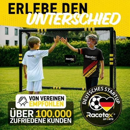 Racetex Fussballtor für Garten Kinder Erwachsene - 180x120cm