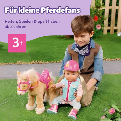 BABY Born My Cute Horse Puppenpferd mit Lauf- und Soundfunktion