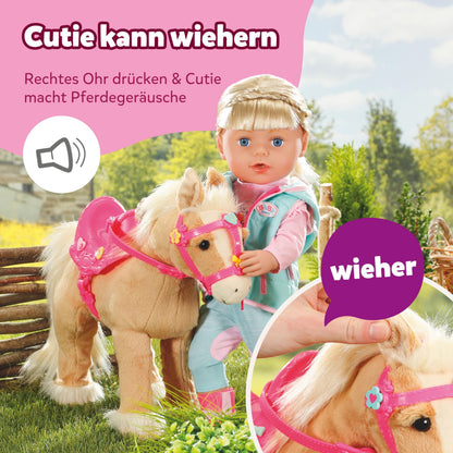 BABY Born My Cute Horse Puppenpferd mit Lauf- und Soundfunktion