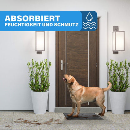 Bodenständig Fussmatte aussen 60x90 cm grau rutschfester Fussabtreter