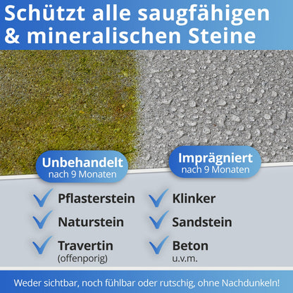 Nanoprotect Steinimprägnierung Konzentrat 1 kg für ca. 80-120 m²