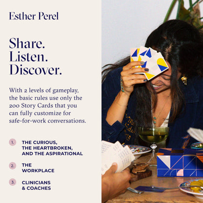 ESTHER PEREL Gesprächskarten für Paare & Freunde – 200 Prompts