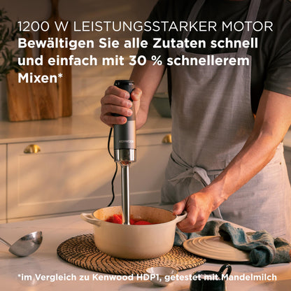 Kenwood Triblade XL Pro HBM80.322BK Stabmixer 1200W Set