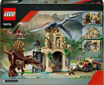 LEGO Jurassic World Spinosaurier Quetzalcoatlus Hubschrauber Set 76976