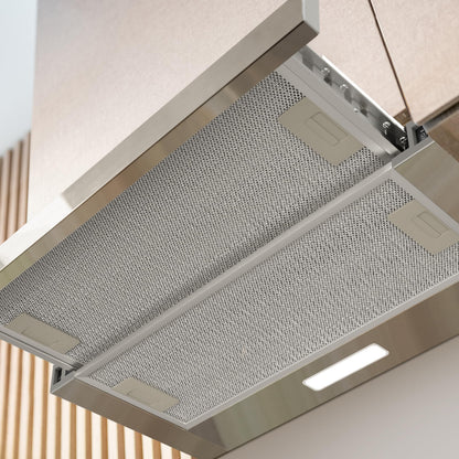 CIARRA CBCS6906D Flachschirmhaube 60cm Umluft - Silber