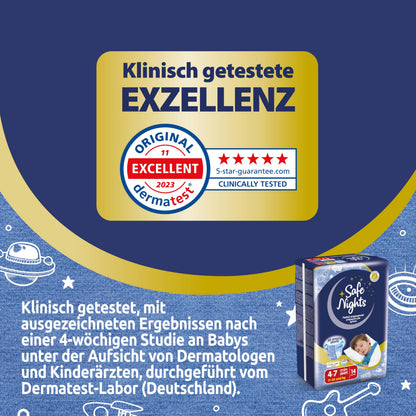 Babylino Safe Nights Boy Nachthöschen 4-7 Jahre (17-30 kg), 84 Stück