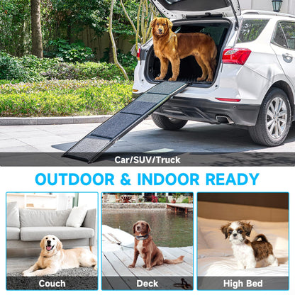 CO-Z Hunderampe faltbar 160cm Einstiegshilfe Auto - für grosse Hunde