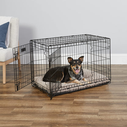 MidWest Homes for Pets iCrate 1536DDU Hundebox – Doppeltür Schwarz 90cm