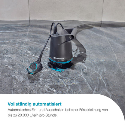 Gardena 2-in-1 Klar-/Schmutzwasser-Tauchpumpe 20000 BASIC