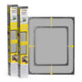 EASYmaxx Insect Protect Teleskop-Fliegengitter Fenster, 2er-Set mit Rahmen in Anthrazit und integriertem Netz