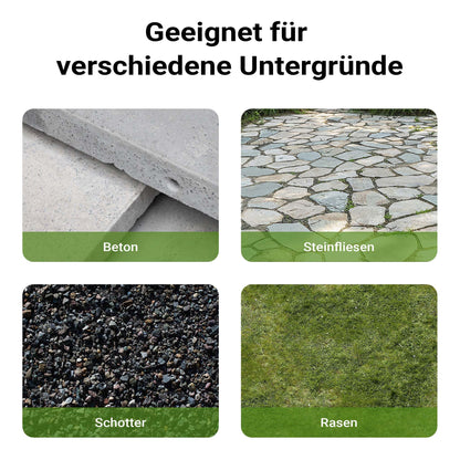 Wiltec Torrolle 360° Gummirad, Schiebetorrolle bis 275 kg