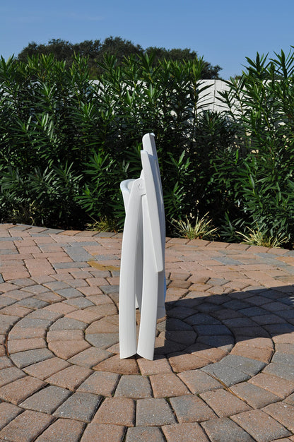 Kettler Hochlehner Gartenstuhl klappbar, verstellbar, weiss